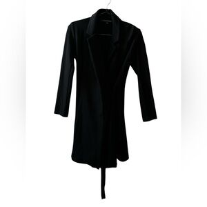 French Connection Black Belted Blazer Dress Size 6